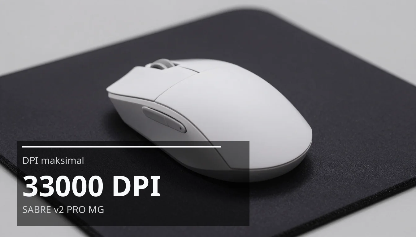 DPI maksimal — 33000 DPI — SABRE v2 PRO MG